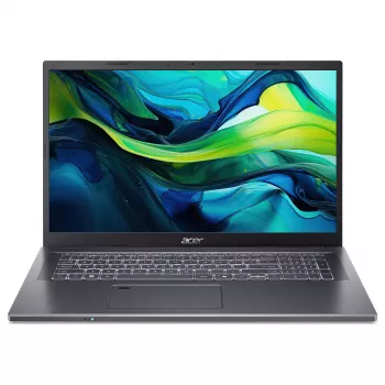 Acer Aspire 17 A17-51M-70UX nešiojamas kompiuteris – Intel Core 7 150U, 16 GB RAM, 512 GB SSD, 17,3 inch Full HD ekranas, Windows 11 Home, pilka