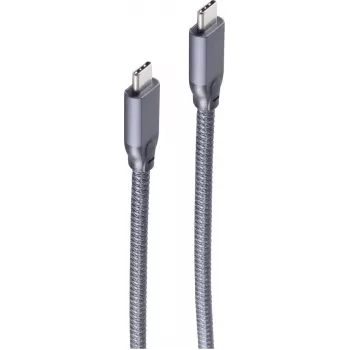 ShiverPeaks USB-C į USB-C laidas, USB 3.2 Gen 2, 4,0 m, juodas