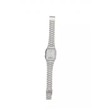 Casio AQ230A-7BMQ Collection Unisex Retro Analog-Digital Laikrodis, Sidabrinis