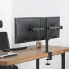 Maclean MC-884 Vieno Monitoriaus Stalo Laikiklis 17-32 inch Ekranams, Juodas, Dujinė Spyruoklė, USB 3.0