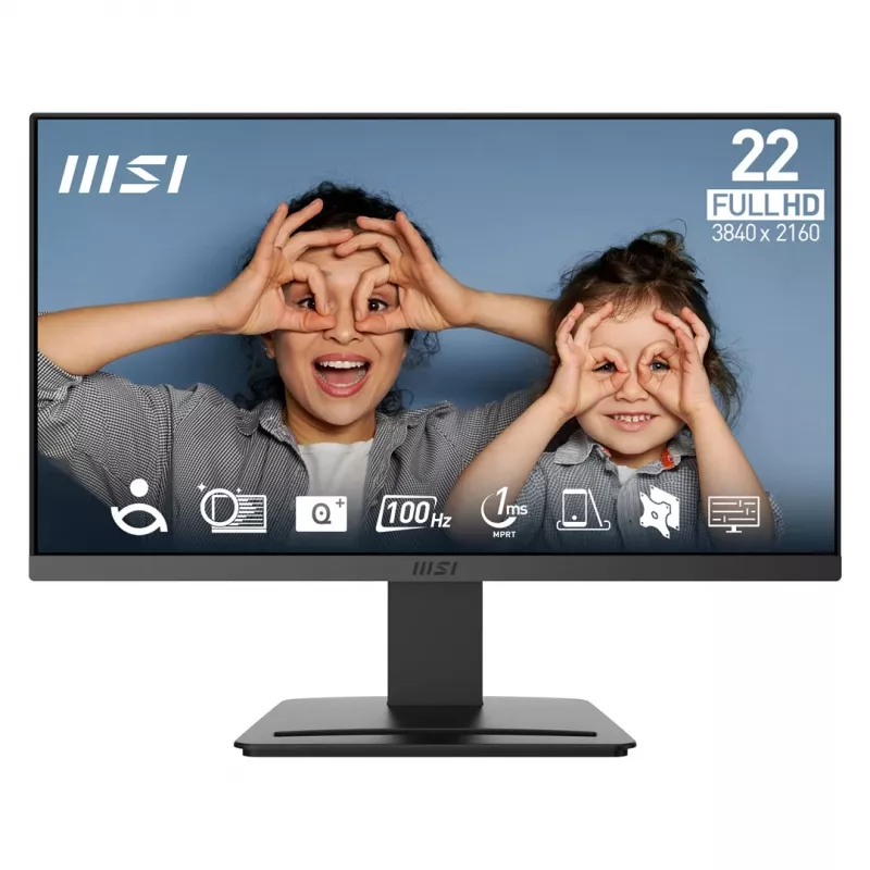 MSI PRO MP223 E2 21,45 inch VA Full HD 100Hz Monitor Black