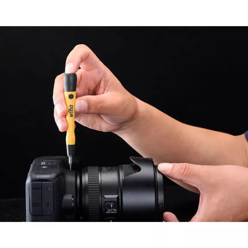 Wiha zai Hause Micro Bit Set, 42 dalių (Juodas, su antgalių laikikliu su ESD rankena)