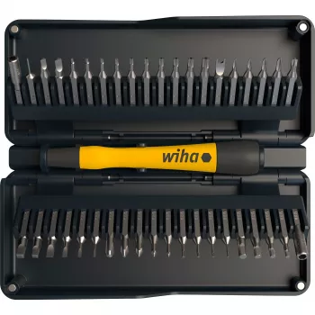 Wiha zai Hause Micro Bit Set, 42 dalių (Juodas, su antgalių laikikliu su ESD rankena)