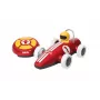 BRIO RC Rennwagen su nuotolinio valdymo pulteliu, raudonas/baltas