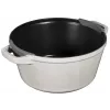 Staub La Cocotte apvalus ketaus troškinimo indas 24 cm 3,8 L juodas