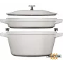 Staub La Cocotte apvalus ketaus troškinimo indas 24 cm 3,8 L juodas