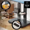ONKRON TS2811E-B Mobilus televizoriaus stovas 50–120 colių ekranams, juodas