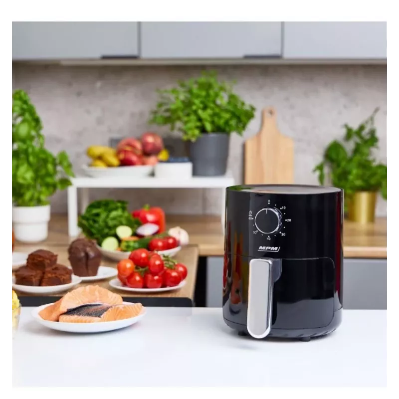MPM MFR-12 Oro gruzdintuvė 1500W 3.2L Juoda