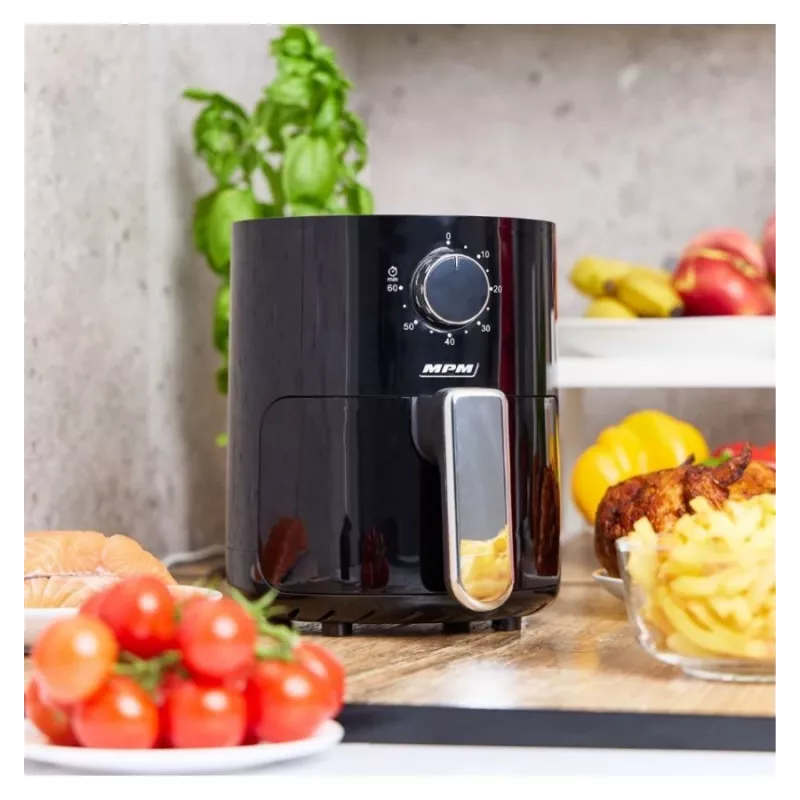 MPM MFR-12 Oro gruzdintuvė 1500W 3.2L Juoda