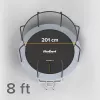 REBEL Active Trampoline PRO 8ft/244cm su apsauginiu tinklu ir kopėčiomis