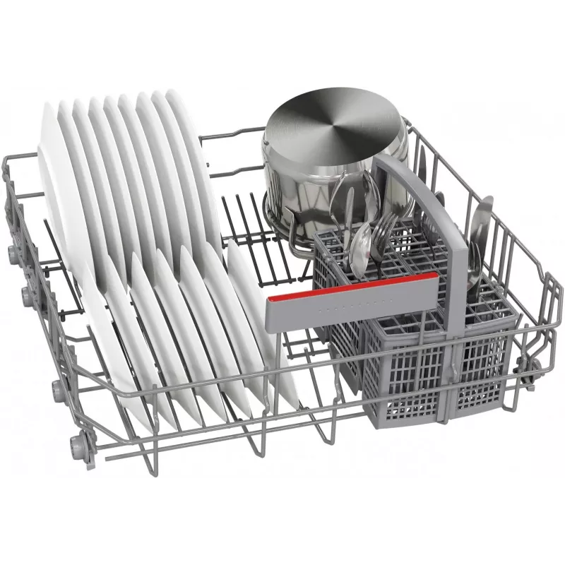 Bosch SMS4ENC06E Laisvai pastatoma indaplovė, 13 komplektų, 44 dB, Silver Inox