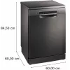 Bosch SMS4ENC06E Laisvai pastatoma indaplovė, 13 komplektų, 44 dB, Silver Inox