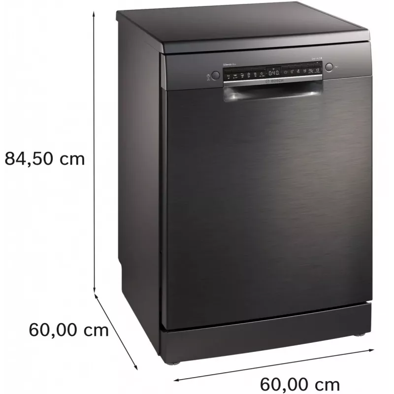 Bosch SMS4ENC06E Laisvai pastatoma indaplovė, 13 komplektų, 44 dB, Silver Inox