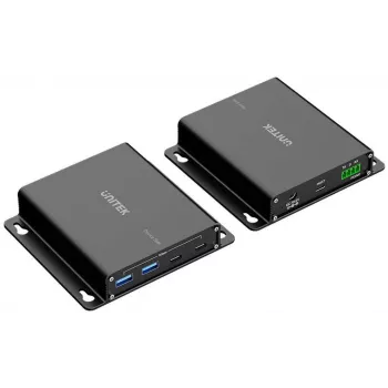 UNITEK USB 3.0 Extender over Ethernet 100m su 4 prievadų USB 3.0 šakotuvu