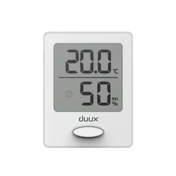 Duux Sense Drėgmės ir temperatūros matuoklis Baltas LCD ekranas