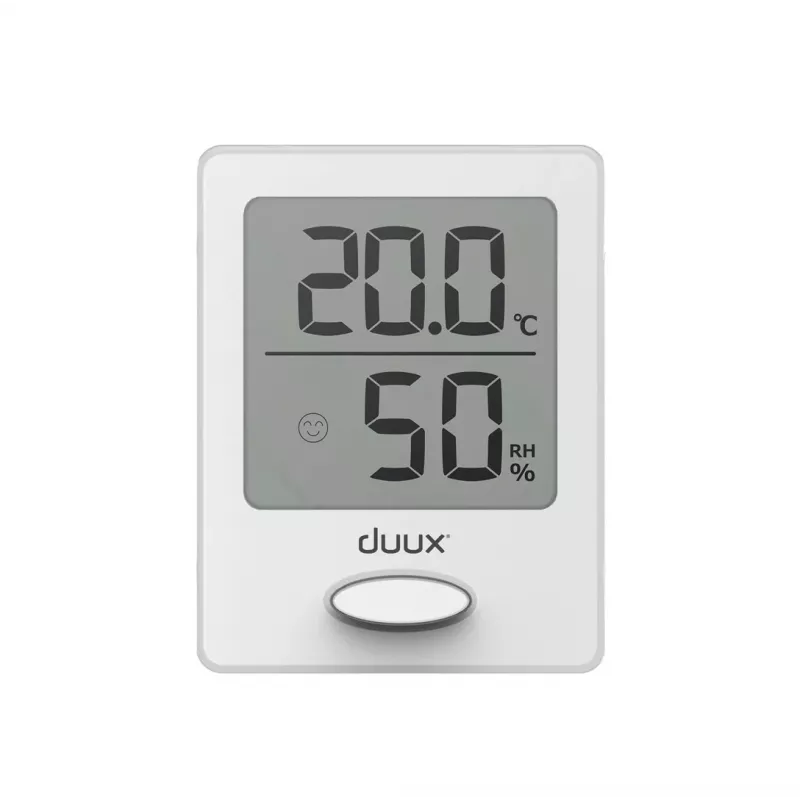 Duux Sense Drėgmės ir temperatūros matuoklis Baltas LCD ekranas