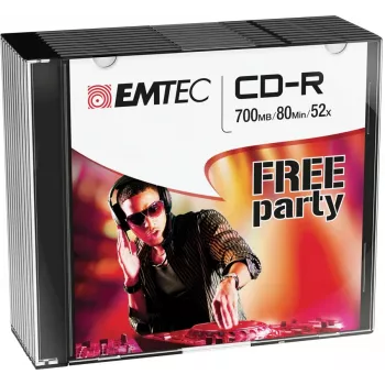 EMTEC Vinyl Look CD-R 700MB 80min 52x 10 vnt. verpstė