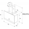 Whirlpool WHVA 62F LM K Sieninis Gartraukis, 59,8 cm, 485 m³/h, Mechaninis, LED, Juodas