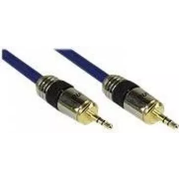 INLINE Kindermann garso kabelis – stereo mini-jack (vyriškas) į stereo mini-jack (vyrišką) – 5 m – ekranuotas (K-99955P)