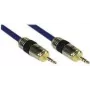 INLINE Kindermann garso kabelis – stereo mini-jack (vyriškas) į stereo mini-jack (vyrišką) – 5 m – ekranuotas (K-99955P)