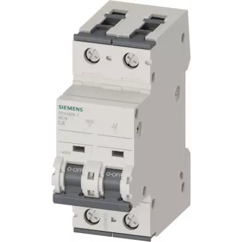 Siemens 5SY42087 SENTRON 5SY4 MCB 2P C 8A 400V 10kA DIN Rail Mini Circuit Breaker