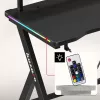 HUZARO Hero 1.9 RGB Black Gaming Desk