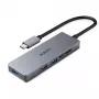 AUKEY CB-C63 USB-C Hub Ultra Slim 4-in-1 Aluminum Space Gray