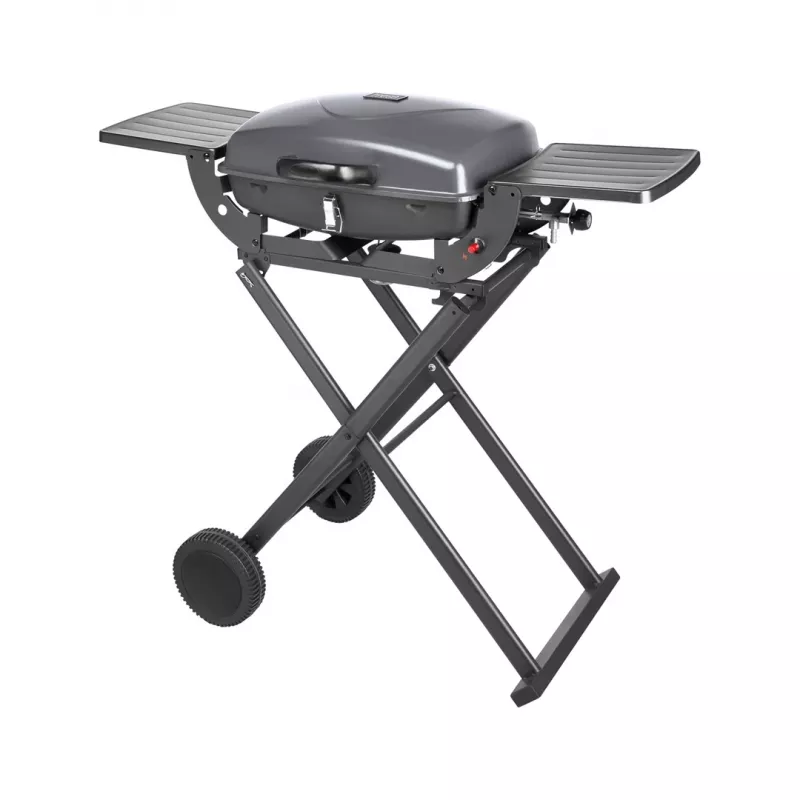 TEESA BBQ 1000 1-Burner Gas Barbecue, Portable, Black