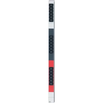 Bachmann IT PDU Basic 1U Rackmount 400V 3-Fazių 24x C13 + 6x Schuko 16A 3m Aliuminis (800.2339)