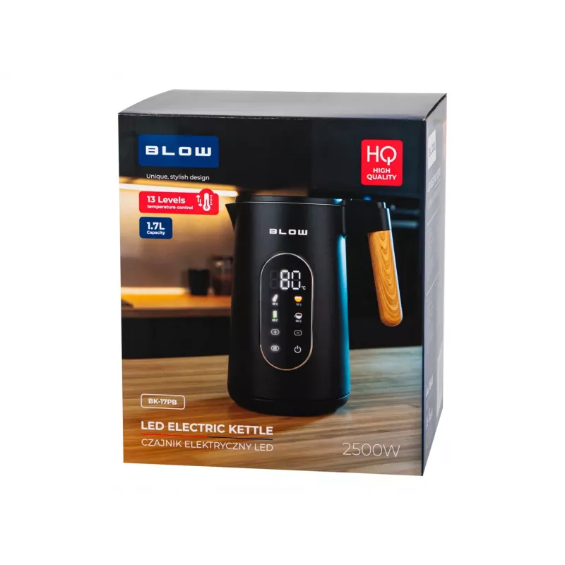BLOW Black Kettle with Display BK-17PB 2500W