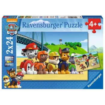 Ravensburger Dėlionė 2x24 detalės Team Paw Patrol