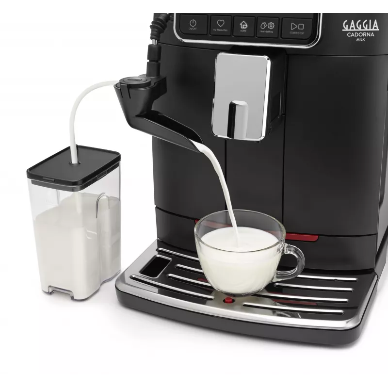 Gaggia RI9603/01 Cadorna Milk visiškai automatinis kavos aparatas, 1,5 l, juodos spalvos