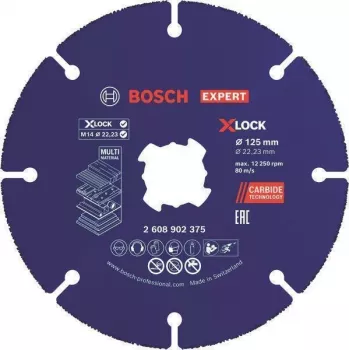 Bosch EXPERT Multi Material 2608902375 Karbidinis pjovimo diskas 125x1.6x22.23 mm, 1 vnt.