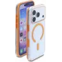 Delock apsauginis dėklas, skirtas iPhone 17 Pro, suderinamas su MagSafe, permatomas-oranžinis (81642)