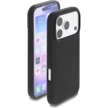Delock apsauginis dėklas, skirtas iPhone 17 Pro, suderinamas su MagSafe, minkšto prisilietimo silikonas, juodas (81645)