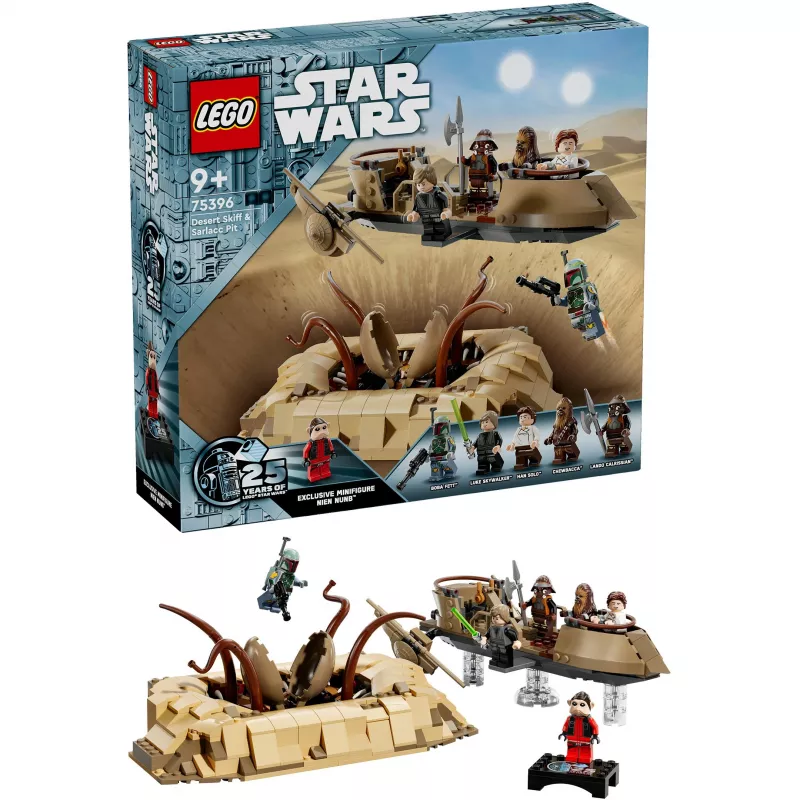 LEGO Star Wars 75396 Dykumų skifas ir Sarlako duobė