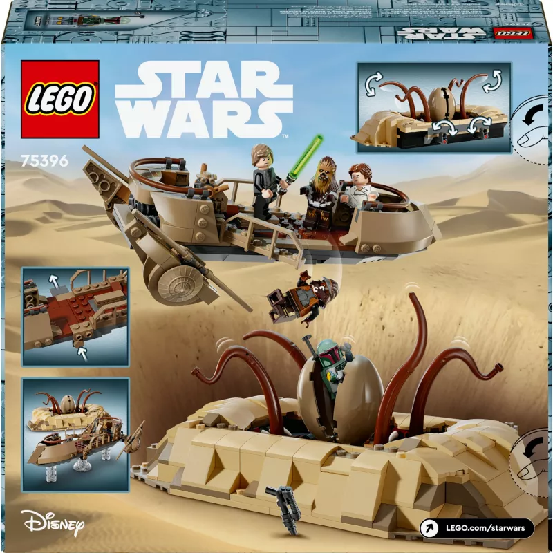 LEGO Star Wars 75396 Dykumų skifas ir Sarlako duobė