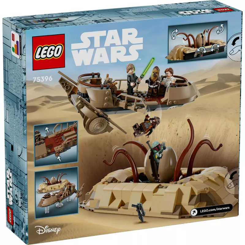 LEGO Star Wars 75396 Dykumų skifas ir Sarlako duobė