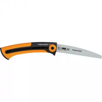Fiskars Xtract SW72 ištraukiamasis pjūklas sausai medienai, 160 mm ašmenys, juoda/oranžinė