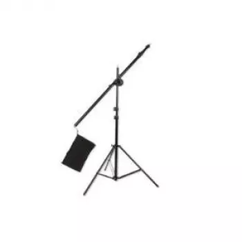 Walimex Boom Tripod su atsvara, 120-220 cm, 5 kg apkrova, juoda