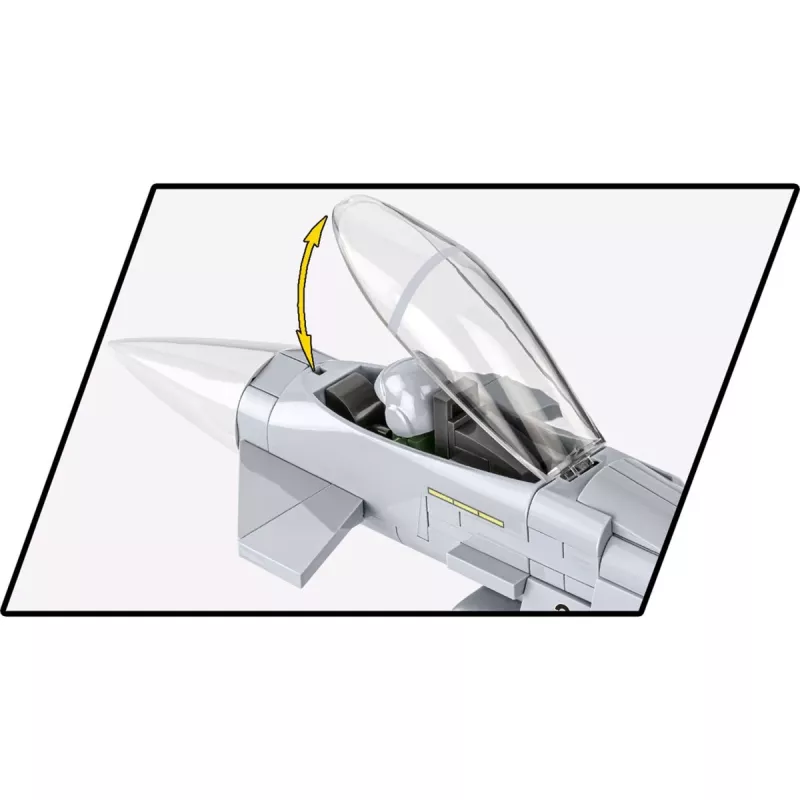 COBI Eurofighter Typhoon Konstrukciniai Blokeliai 1:48 Mastelio Modelio Rinkinys 455 Dalys