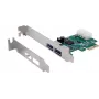 EXSYS EX-11042 PCIe USB 3.2 Gen 1 kortelė su 2 prievadais ir NEC mikroschemų rinkiniu