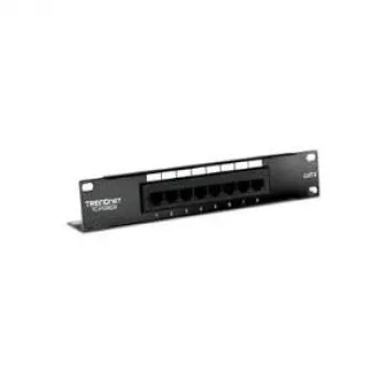 TRENDnet TC-P08C6 Cat6 neekranuotas skirstomasis skydas - 8 prievadai, montuojamas ant sienos