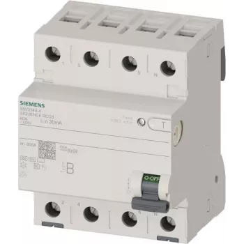 SIEMENS 5SV3344-4 RCCB tipas B 40A 30mA 4TE SENTRON 5SV3