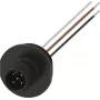 Siemens 3SY3128 Appliance Connector for Position Switches, 5-Pole, Screw Terminals, IP65, Black/Grey
