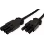 BACHMANN Spiral Power Cable H05VV-F 3G1.5mm² Black 4,0m with ISV Locking Mechanism (BM0010696)