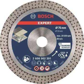 Bosch Expert for HardCeramic Diamond Cutting Disc 76x22.23x1.9x10 mm 1 Vnt.