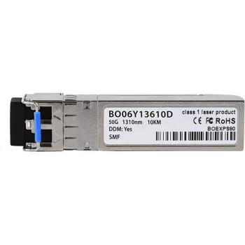 BlueOptics SFP56 siųstuvas-imtuvas 50GBASE-LR 10KM LC Duplex Vienmodis Skaidulinis 1310nm DDM