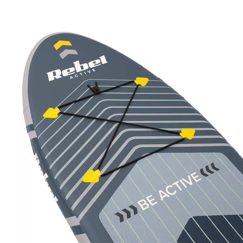 Pripučiama irklenčių lenta REBEL ACTIVE Small Gray RBA-4511