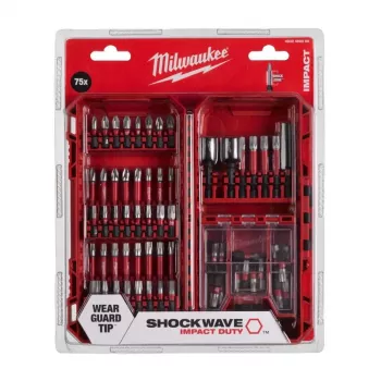 Milwaukee Shockwave Impact Duty Gręžimo ir Sukimo Rinkinys, 75 vnt.